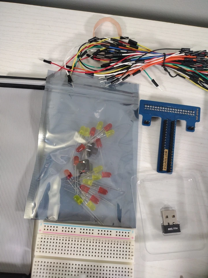 Raspberry Pi 2 Model B v1.1 Case,  Perma Proto Breadboard, and wires - Image 3 of 4