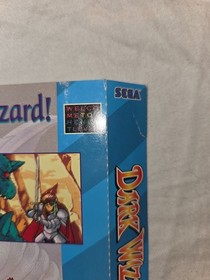 Dark Wizard (Sega CD, 1994) Authentic Case and Back Insert ONLY --NO GAME--