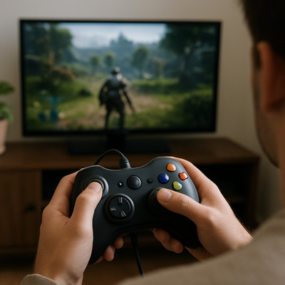 Gamrombo Wired Game Controller Gamepad 2.5mm Jack