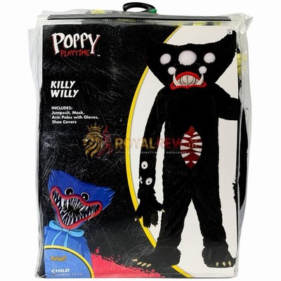 01729854 Spirit Halloween Kids Killy Willy Costume - Poppy Playtime Size Varies