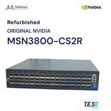 NVIDIA Mellanox MSN3800-CS2R Spectrum-2 64-Po...
