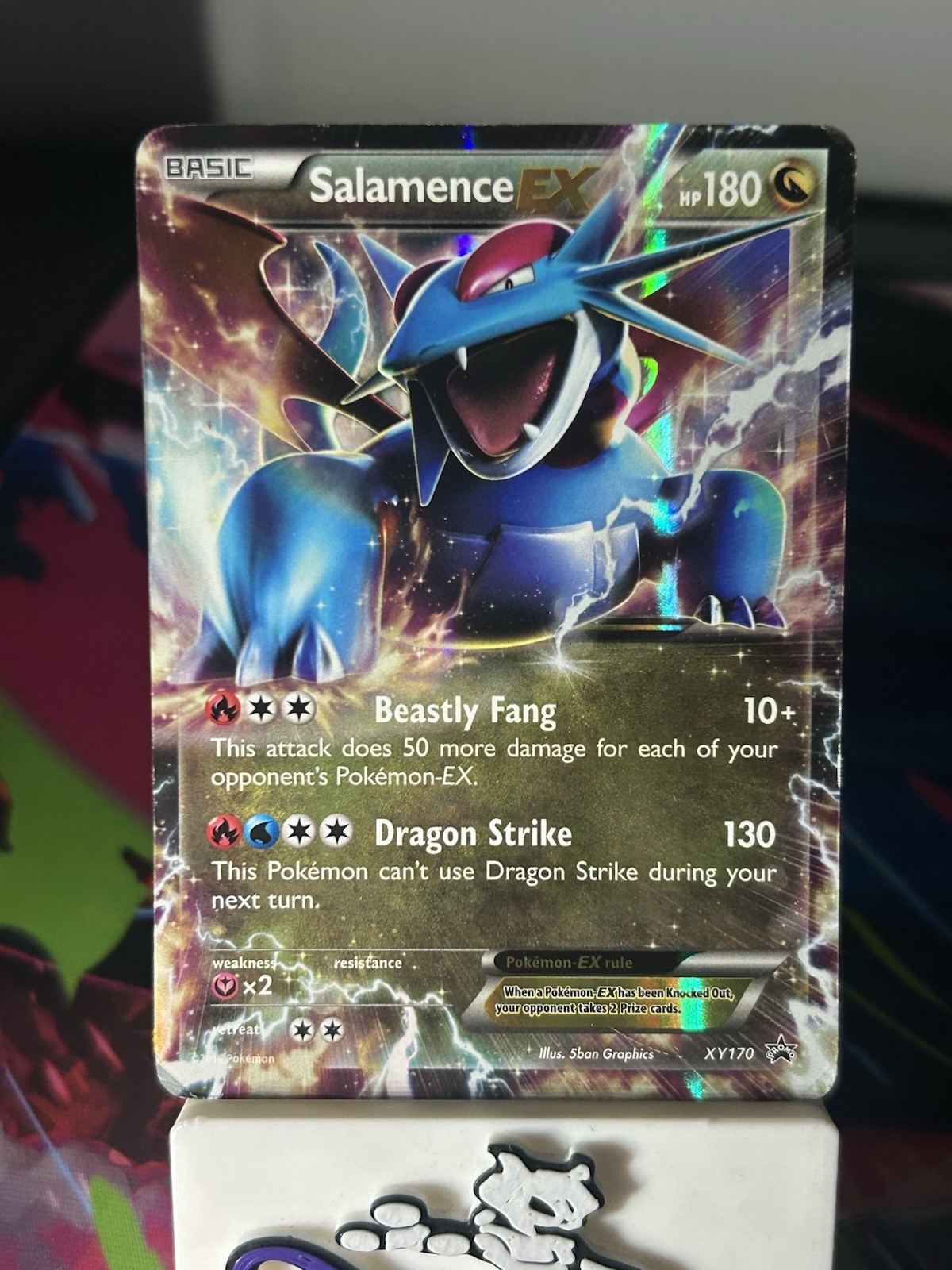 Salamence EX Pokemon TCG XY Black Star Promo Card XY170