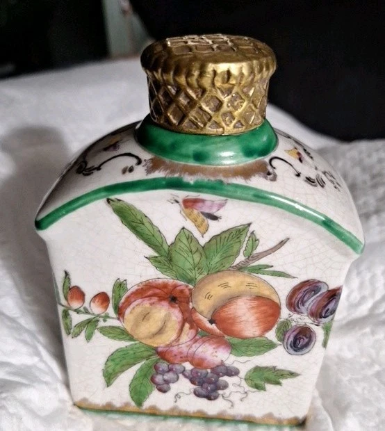 中国古董蓝色茶叶罐| eBay