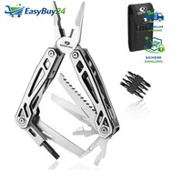 Multitool 21 In 1 Multifunktionszange Mit Klappmesser Und Tragetasche Camping