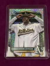 2025 Bowman Chrome - Prospects Ayden Johnson #BCP-197 Mojo Refractor (RC)