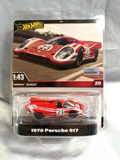 NIB Hot Wheels Premium Real Riders 1970 Porsche 917 2025 #20 Diecast Metal 1:43