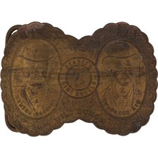 Brass Wild Bunch Butch Cassidy Sundance Kid Outlaw Western 1970s Vtg Belt Buckle