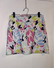 Women's Tommy Bahama Skirt Size Small w/shorts Tropical Bright Vacation Cute