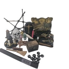 Y.p.S. Wicca Pentagramma Principianti Set Completo Ouija Erbe Candela Magia Esoterismo