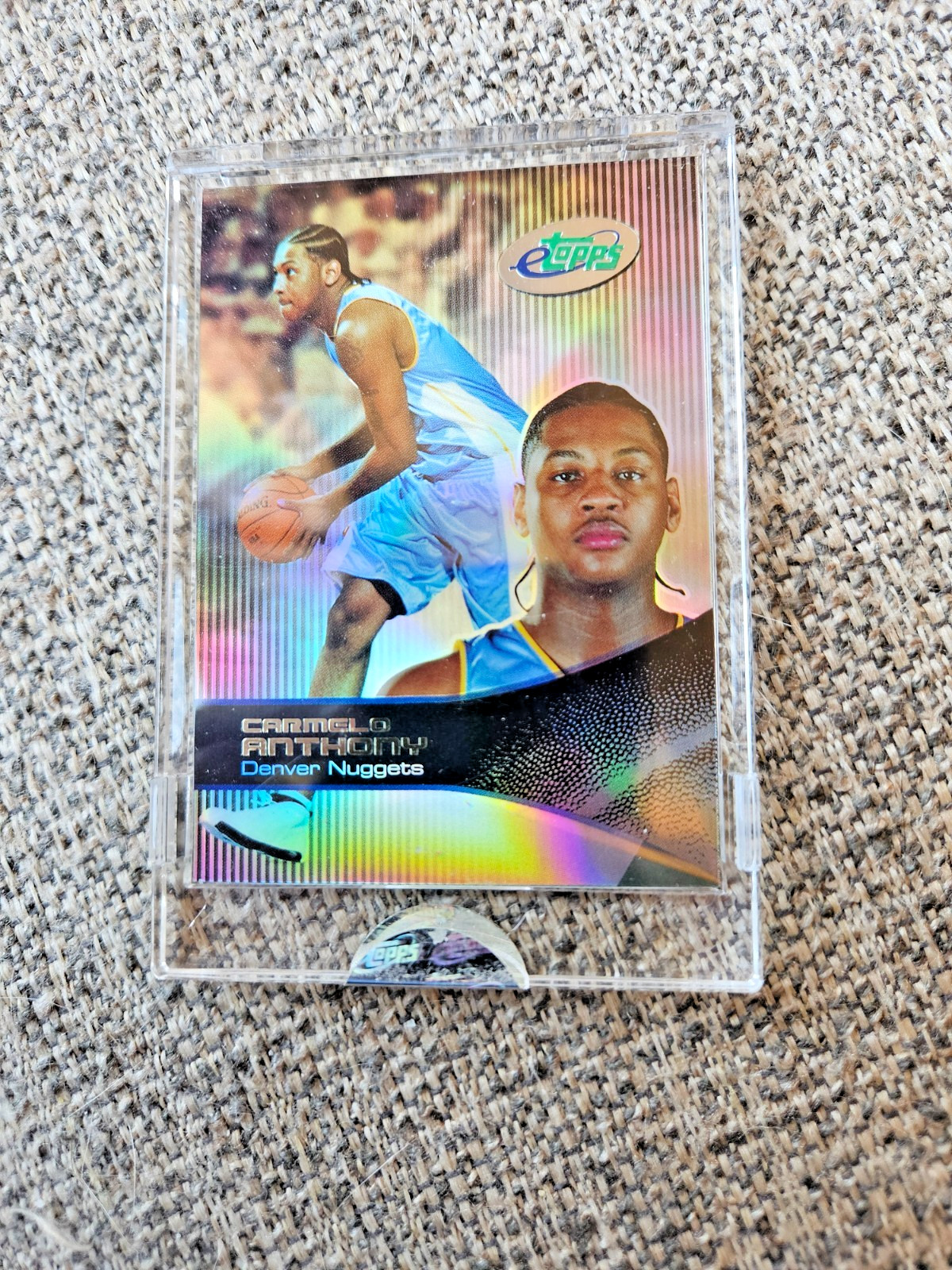 2003-04 E-topps eTopps /5000 Carmelo Anthony #45 Rookie RC HOF