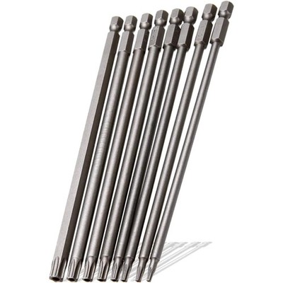 Torx Bits Set 8 Stück Magnetisch T8-T40 Schraubendreher 150mm Edelstahl