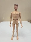 GI Joe 12" Action Figure Painted Black Hair Hasbro 1964 or 1965