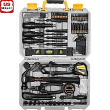 150 Pc Tool Set Household Manual Repair Box DIY Projects Chrome Vanadium Steel
