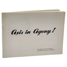 Boris Artzybasheff AXIS IN AGONY First Edition 1944 Wartime Caricatures Rare