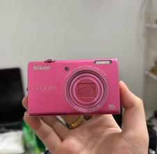 Nikon COOLPIX S6200 16.0MP 10x Optical Zoom Digital Camera Tested English Pink