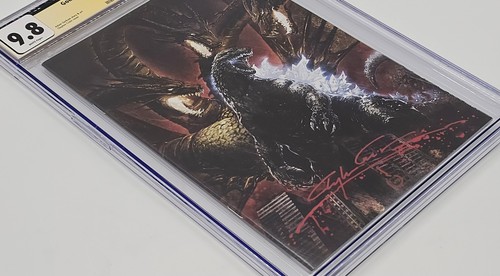 GODZILLA RIVALS vs. KING GHIDORAH #nn CGC / JSA SS 9.8 CLAYTON CRAIN MURDER SIG. - Imagen 2 de 5