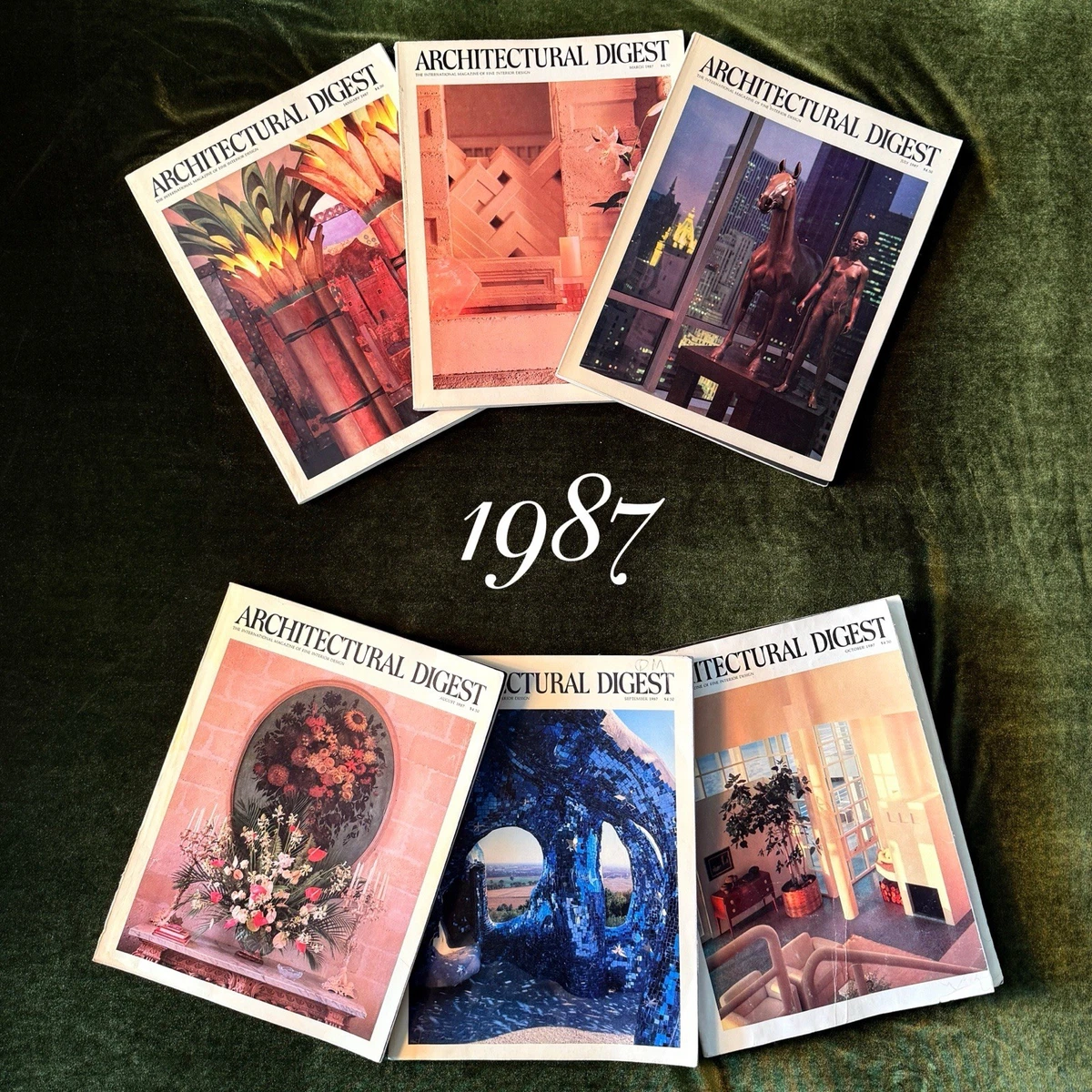 1st Edition Architecture Architectural Digest Magazines for sale