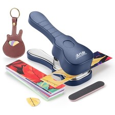 ArtAt Guitar Pick Punch Kit Bass Guitar Picks Puncher With 15 Pick Strips