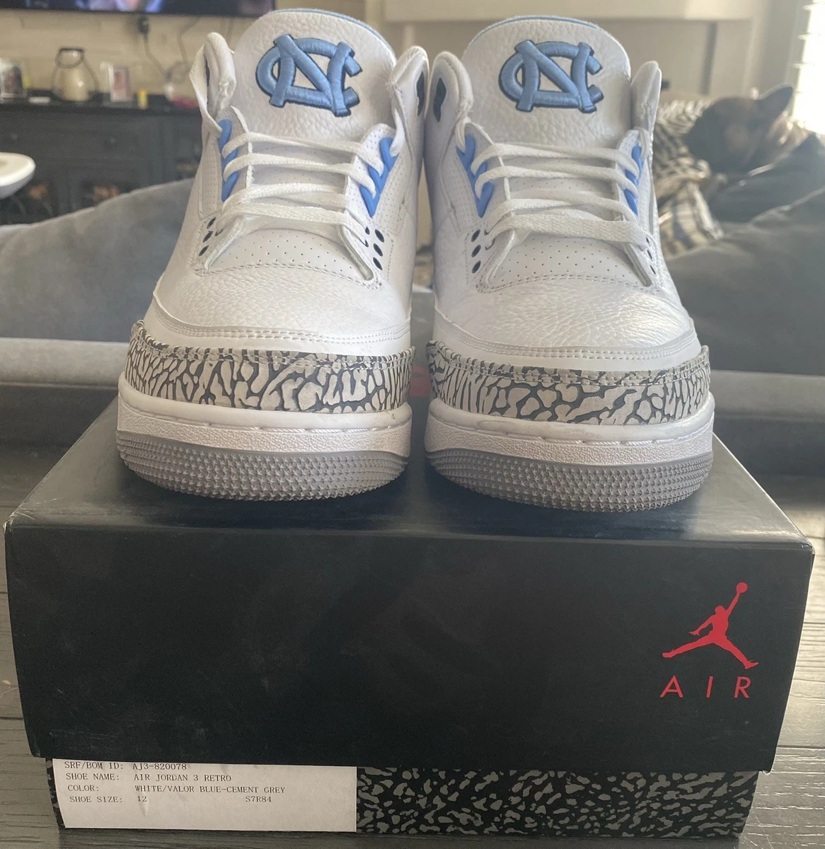 Las mejores ofertas en Jordan 3 Retro Player Exclusive UNC | eBay