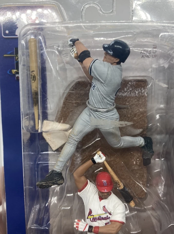 MLB McFarlane Mini-Matchups Figuras Serie 2: Albert Pujols y Jason Giambi Nuevo en Caja Foto 2 de 4