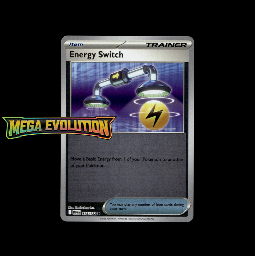 Energy Switch 115/132 Mega Evolution Pokemon TCG Reverse Holo