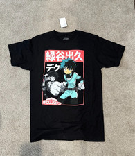 My Hero Academia T-Shirt - Deku Manga Medium - New Unworn