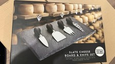 Taylor's Eye Witness Slate Cheese Board & Knife Set – Elegant & Practical