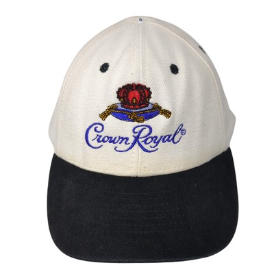 Crown Royal Slideback Baseball Cap Beige One Size Adjustable Embroidered Mohr's