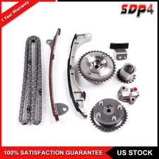 Timing Chain Kit W/2pcs Intake+Exhaust VVT Gear For TOYOTA Camry LEXUS 2.5