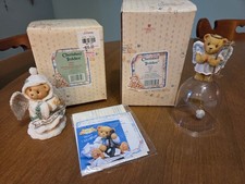 Cherished Teddies Winter Angels  Bell 906530 Stormi 176001 Lot of 2