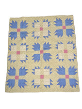 Antique' Hibernation' Pattern/ Chicks Baby Quilt/ Blanket 38X35 NOTES Nursery