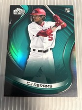 2022 Topps Chrome Black - C.J. Abrams #74 Green Refractor 99 (RC)