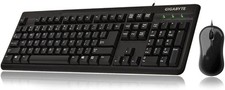 Keyboard and Mouse Combo Set GK-KM3100 . Black Color. Wired. 10 Key Keyboard...