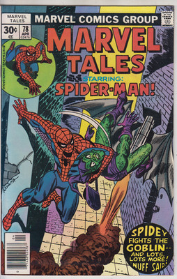 MARVEL TALES # 78  NM+  AMAZING SPIDER-MAN # 97  GREEN GOBLIN ISSUE  CENTS  1977