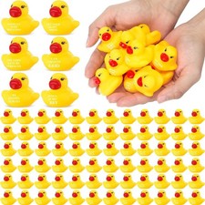 Realspring 180 Pcs Christian Rubber Ducks for Kids Jesus Love You Vbs Christi...
