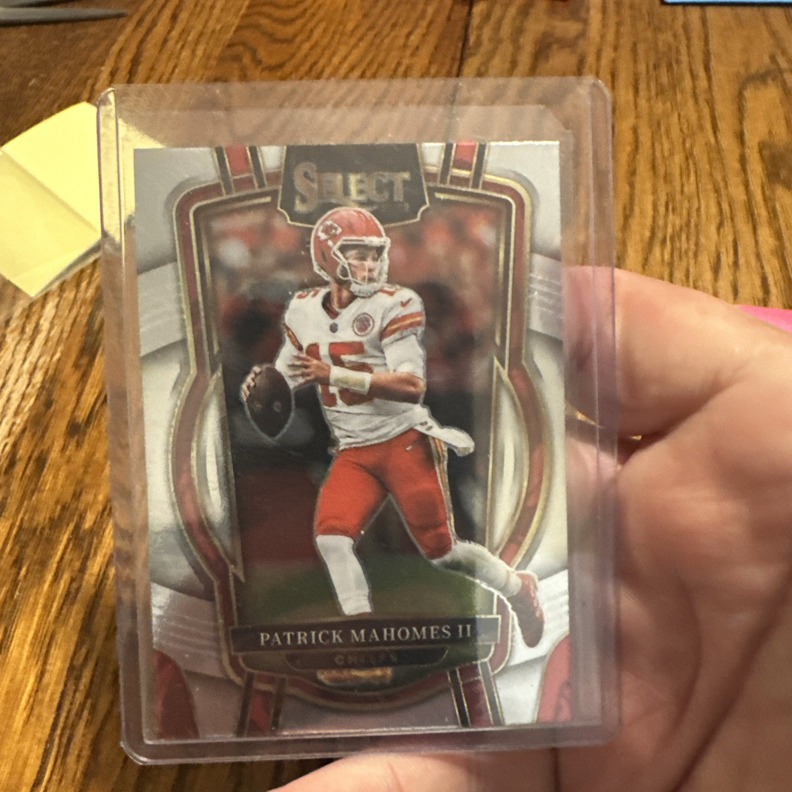 2022 Panini Select - Club Level Patrick Mahomes  #251 Black & Red Prizm Die-Cut