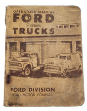 1950 Ford F-series Truck Owners Manual 195152 Pickup Oem Original 96 Pages