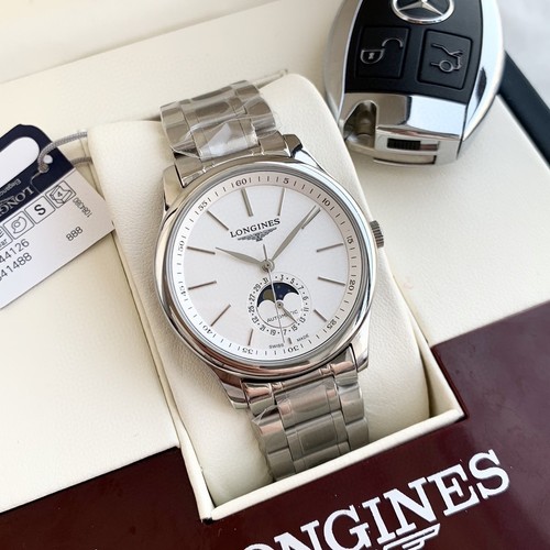 Longines Master Collection Moonphase Automatic Two-Tone Men's Watch 40mm Box 21e28946