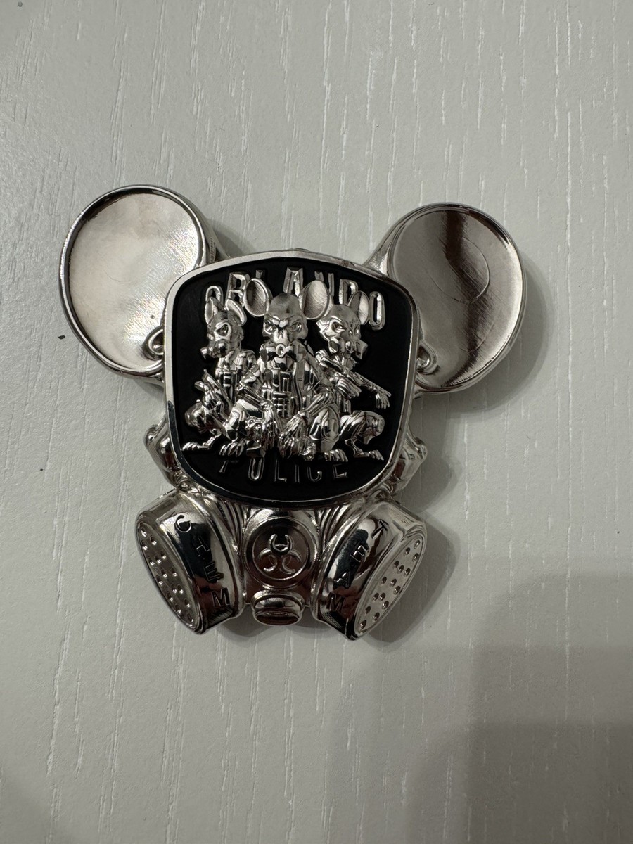 Mack Designs ORLANDO PD MICKEY SILVER CHEM Police Challenge Coin