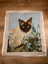 Candamar Designs Siamese Cat needlepoint Canv...