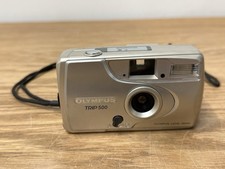Olympus Trip 500 28MM Point  Shoot Film Camera Silver Tested  Working