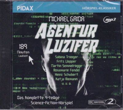 Agentur Luzifer Hörspiel MP3 CD Pidax BR SciFi 9 Teile 189 Min. Sealed #K2503 - Bild 1 von 4