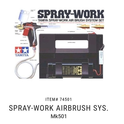 TAMIYA Spray-Work Air Brush  System Set 74501