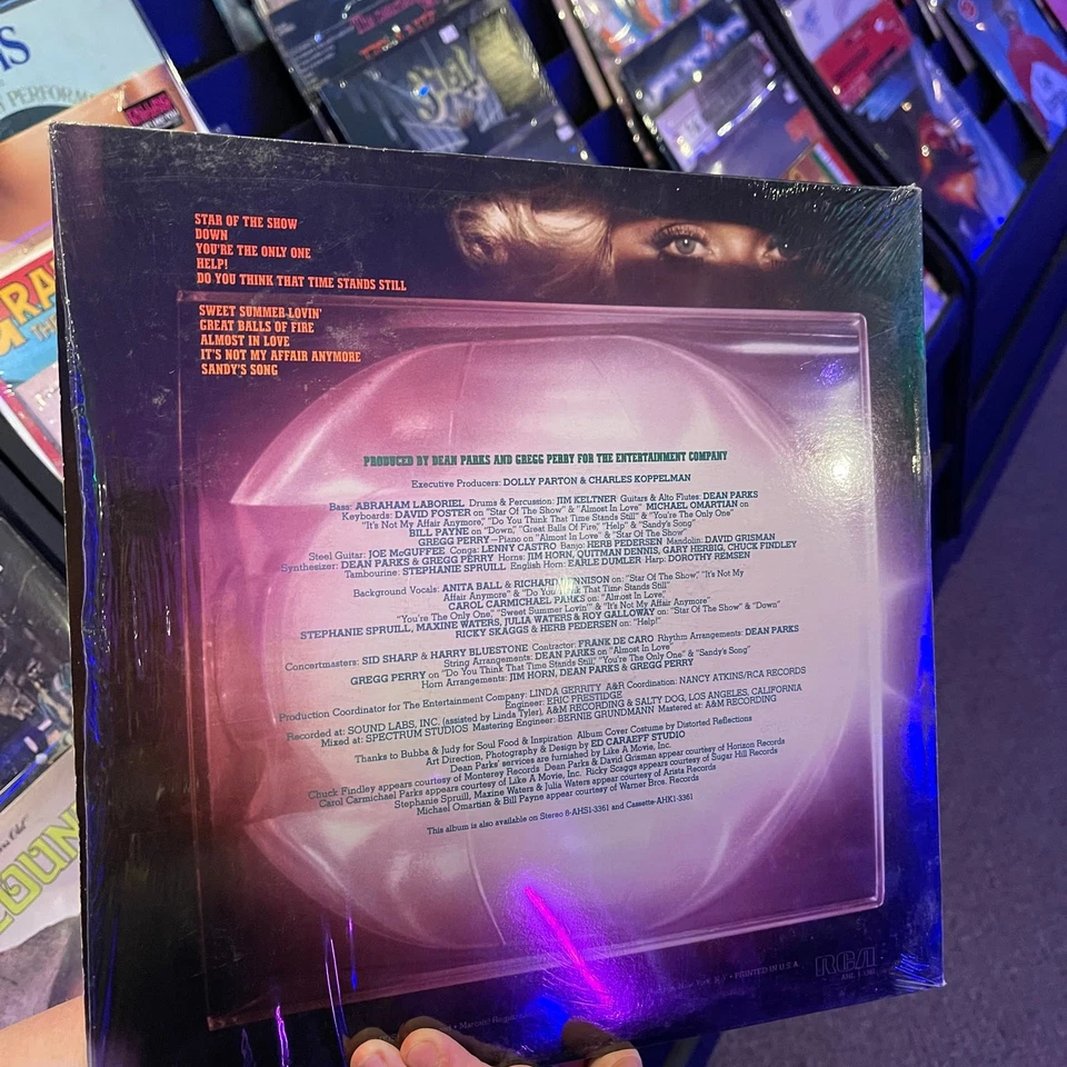 Dolly Parton - Great Balls Of Fire - Vinyl LP Record Album - 1979 SEALED  - Image 2 of 2