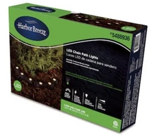 Harbor Breeze Textured Bronze Hardwired LED Chain Path Lights 400 Lumens 5488936