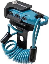 Tanax (TANAX) For motorcycle theft prevention wire lock coil sax blue 3 digit JP