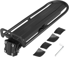 Bike Rear Rack Retractable Bike Luggage Cargo Rack Aluminum Alloy Bicycle Cargo