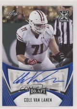 2021 Leaf Draft Auto Blue Cole Van Lanen #BA-CVL Auto 2qw