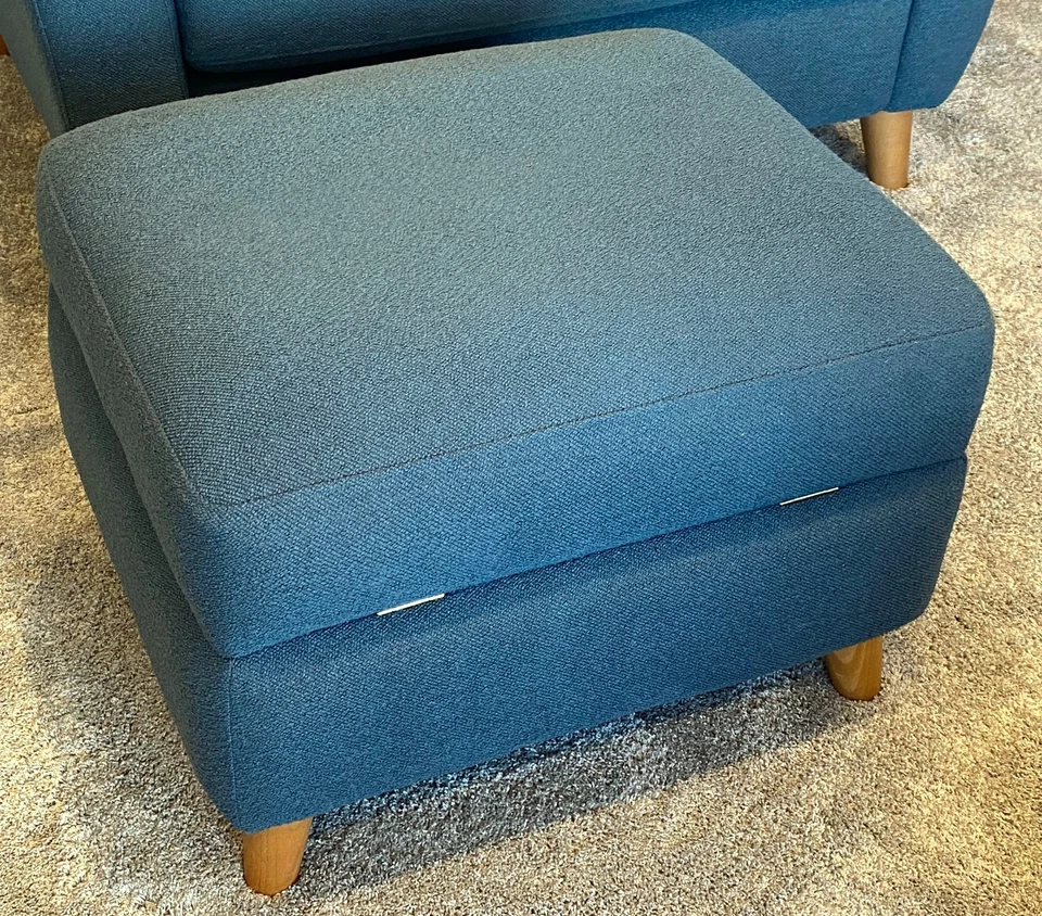 DFS French Connection Studio - Storage Footstool - Ocean Boucle - Image 3 of 4