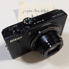Nikon COOLPIX S8200 Black Digital Camera 16.1MP Compact 14x Zoom Tested Exc++